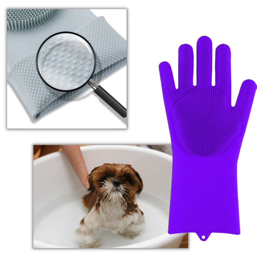 Multi-Purpose Silicone Washing-Up Gloves