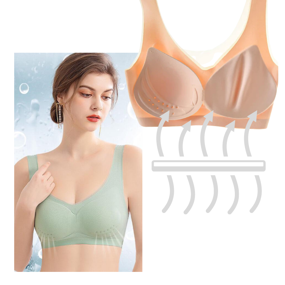 Ultra-Thin Ice Silk Seamless Bra