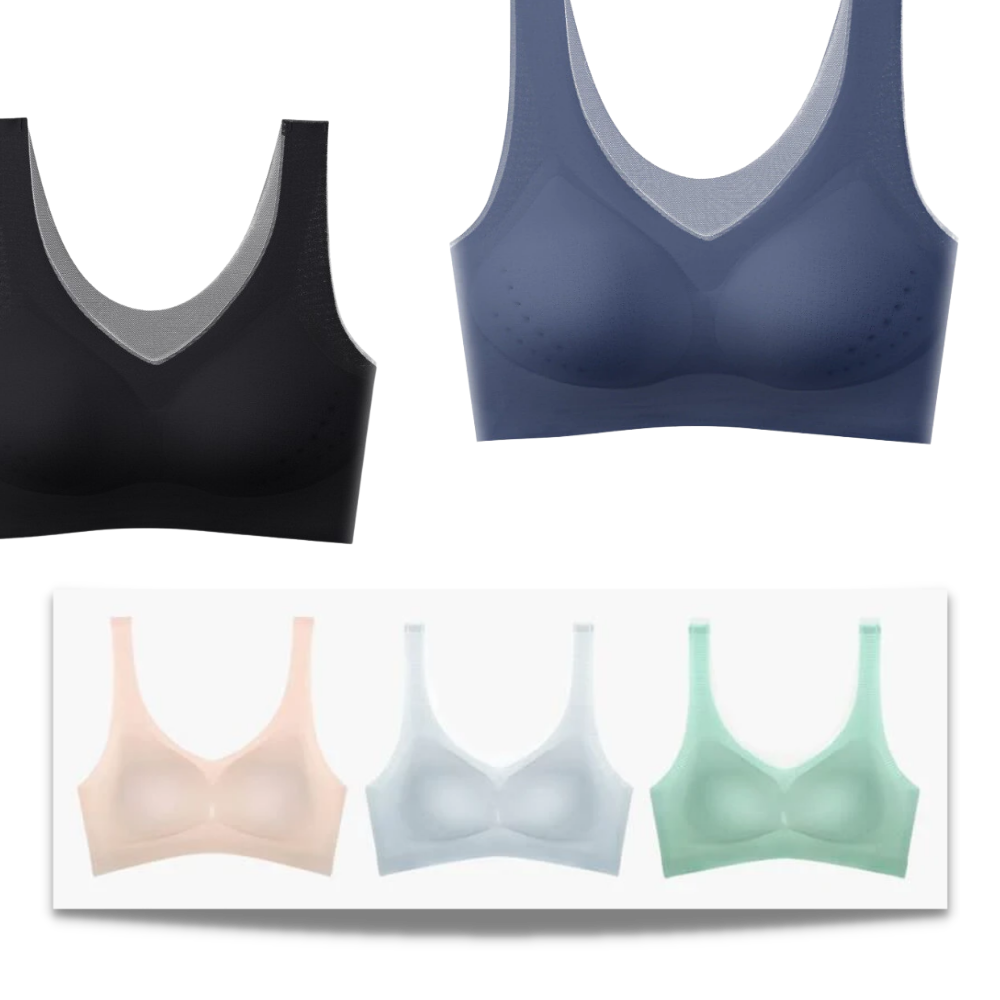 Ultra-Thin Ice Silk Seamless Bra