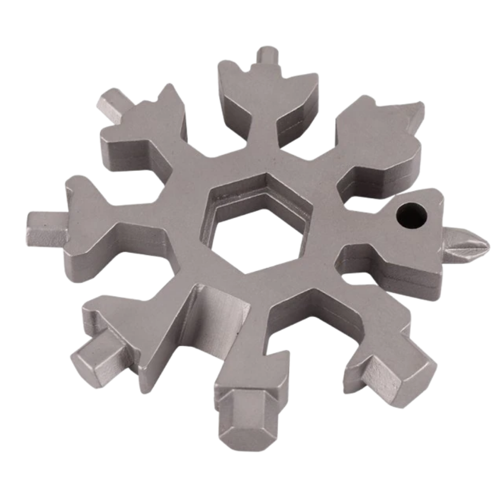 18-in-1 Stainless Steel Snowflake Multi-Tool