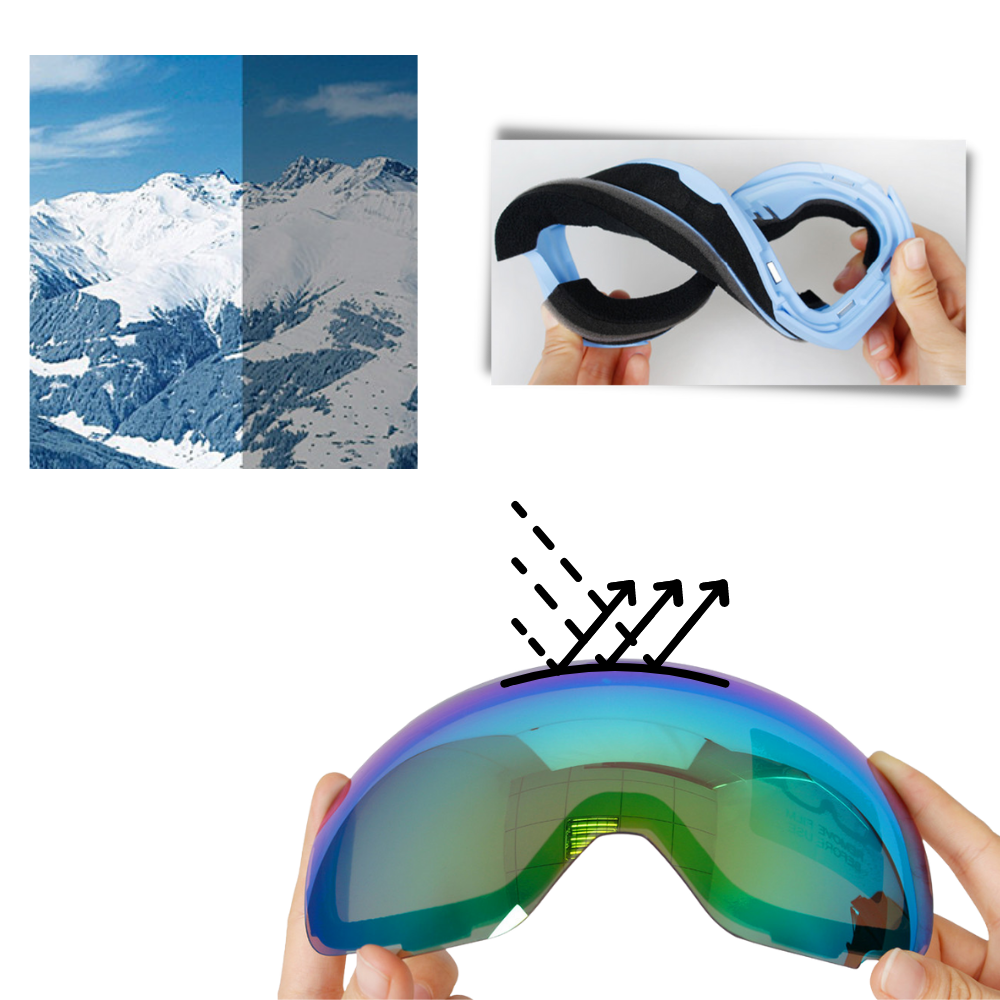 Snow Goggles with Lens Bundle