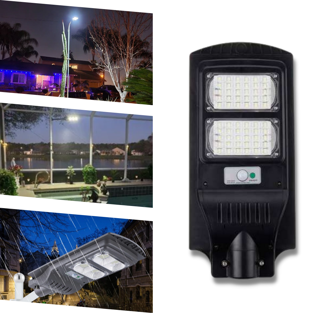 Motion-Sensing Solar-Powered Outdoor LED -