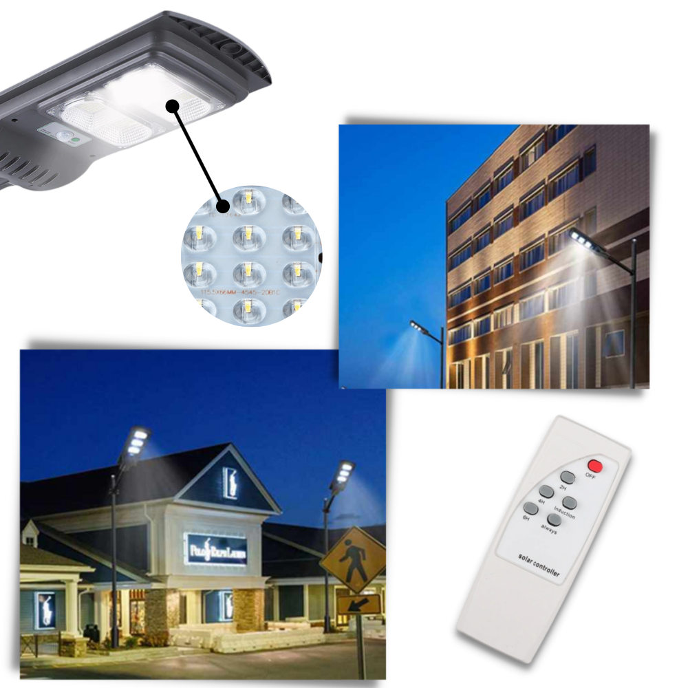 Motion-Sensing Solar-Powered Outdoor LED