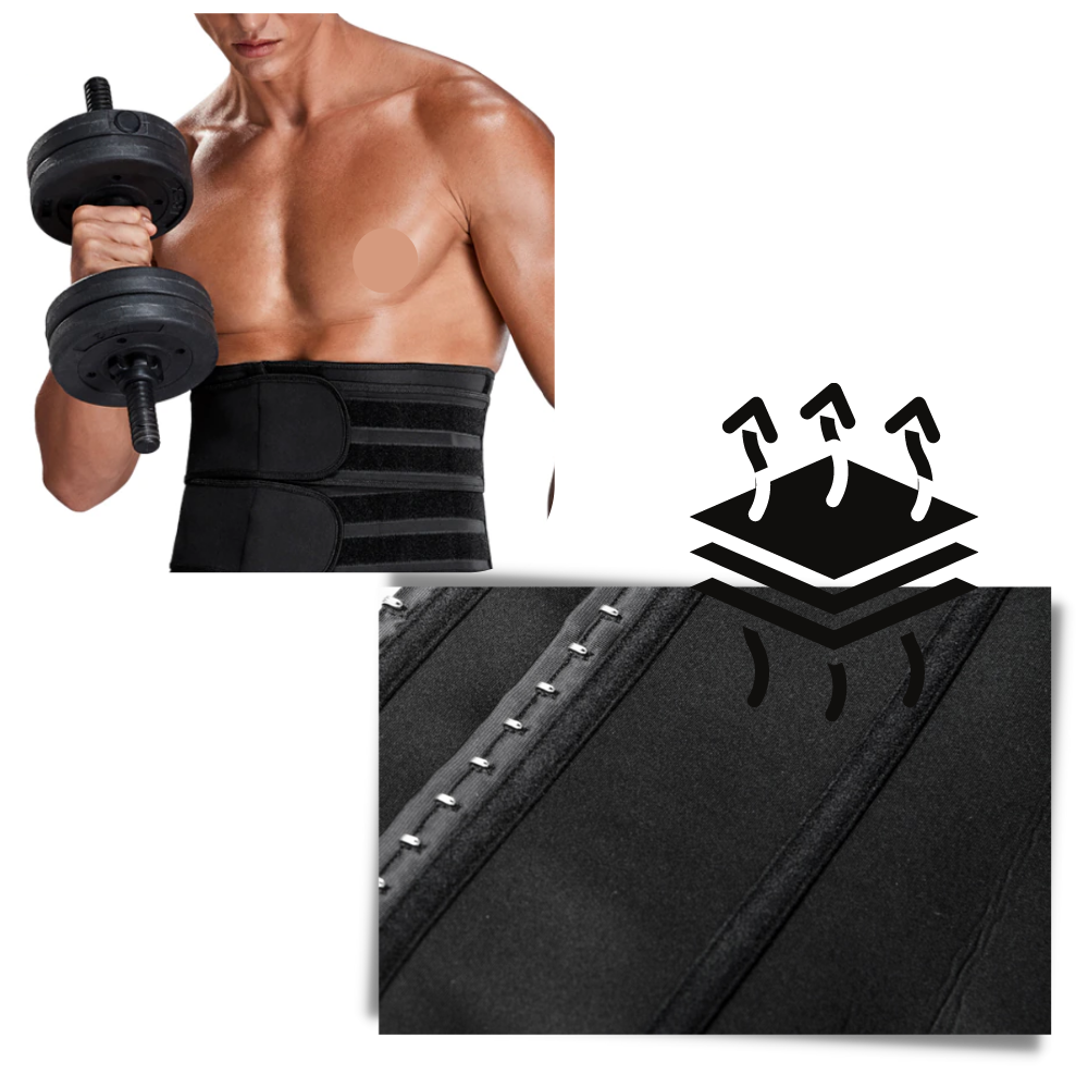 Double Strap Sauna Waist Trainer