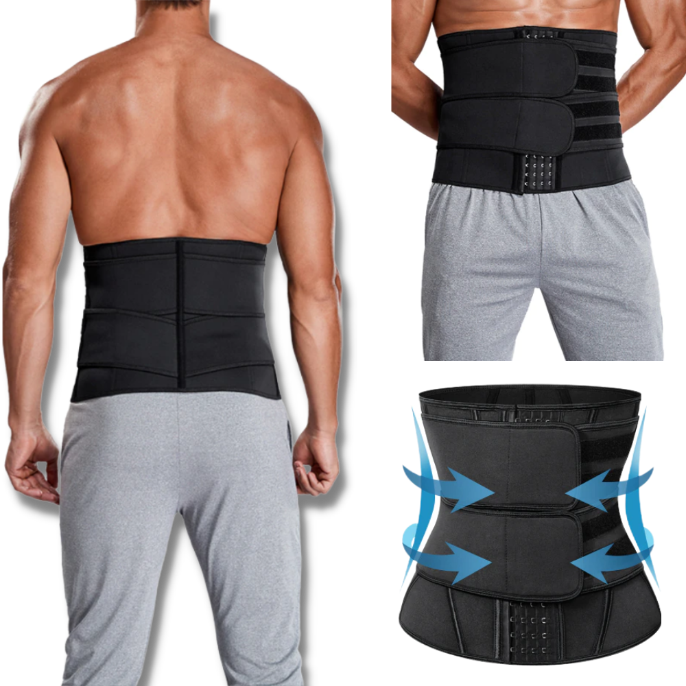 Double Strap Sauna Waist Trainer  -