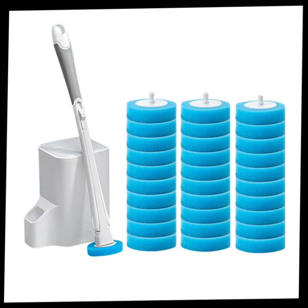 Disposable Toilet Brush Set