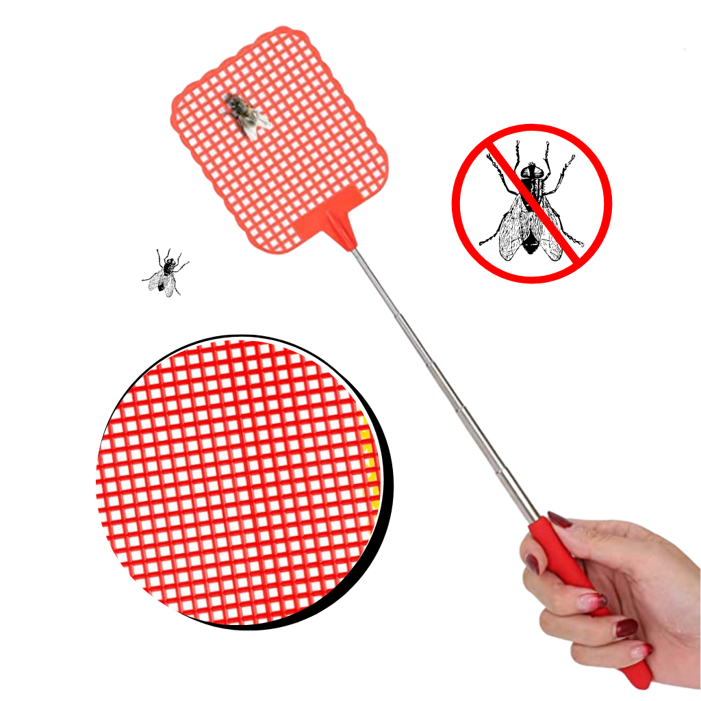 Telescopic fly swatter