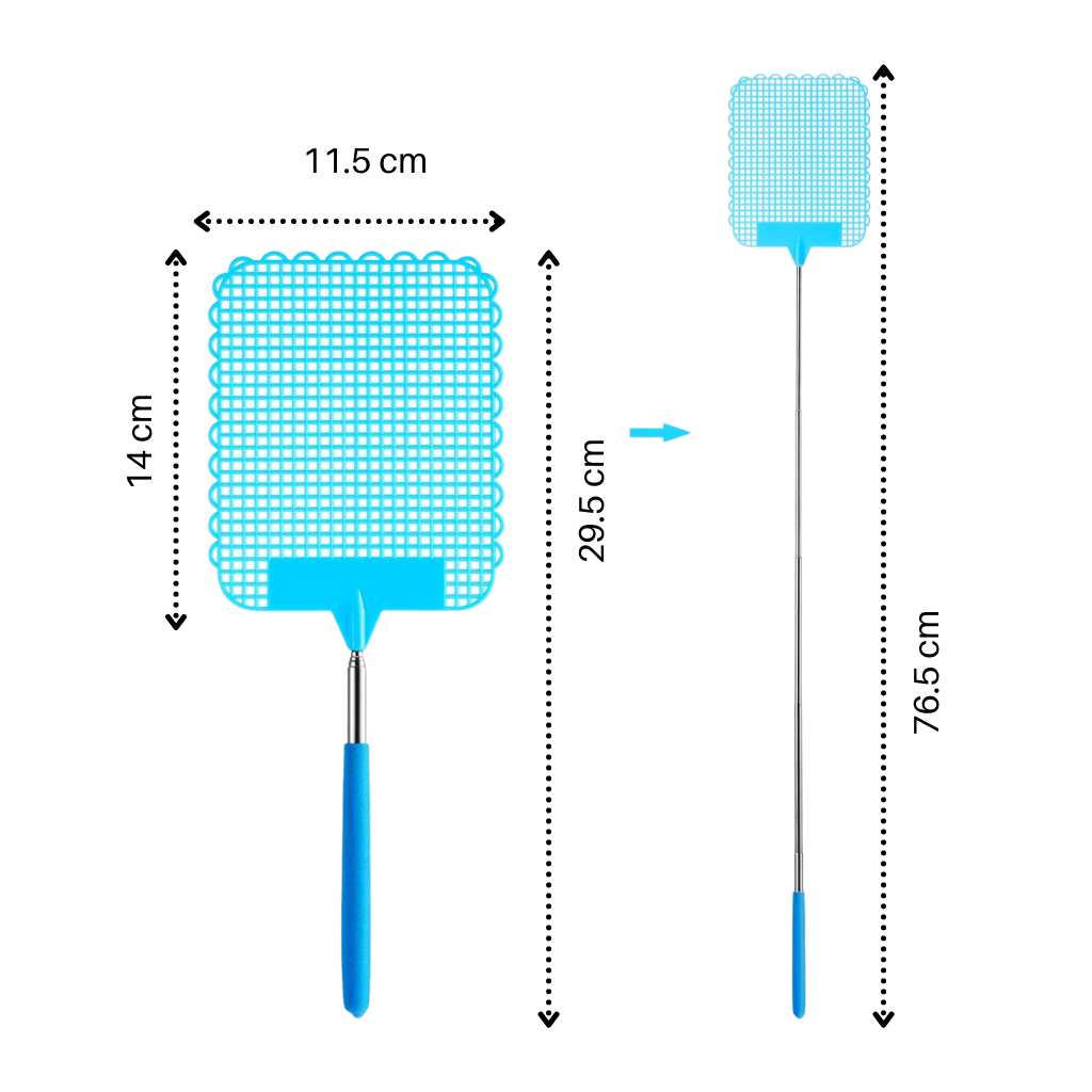 Telescopic fly swatter