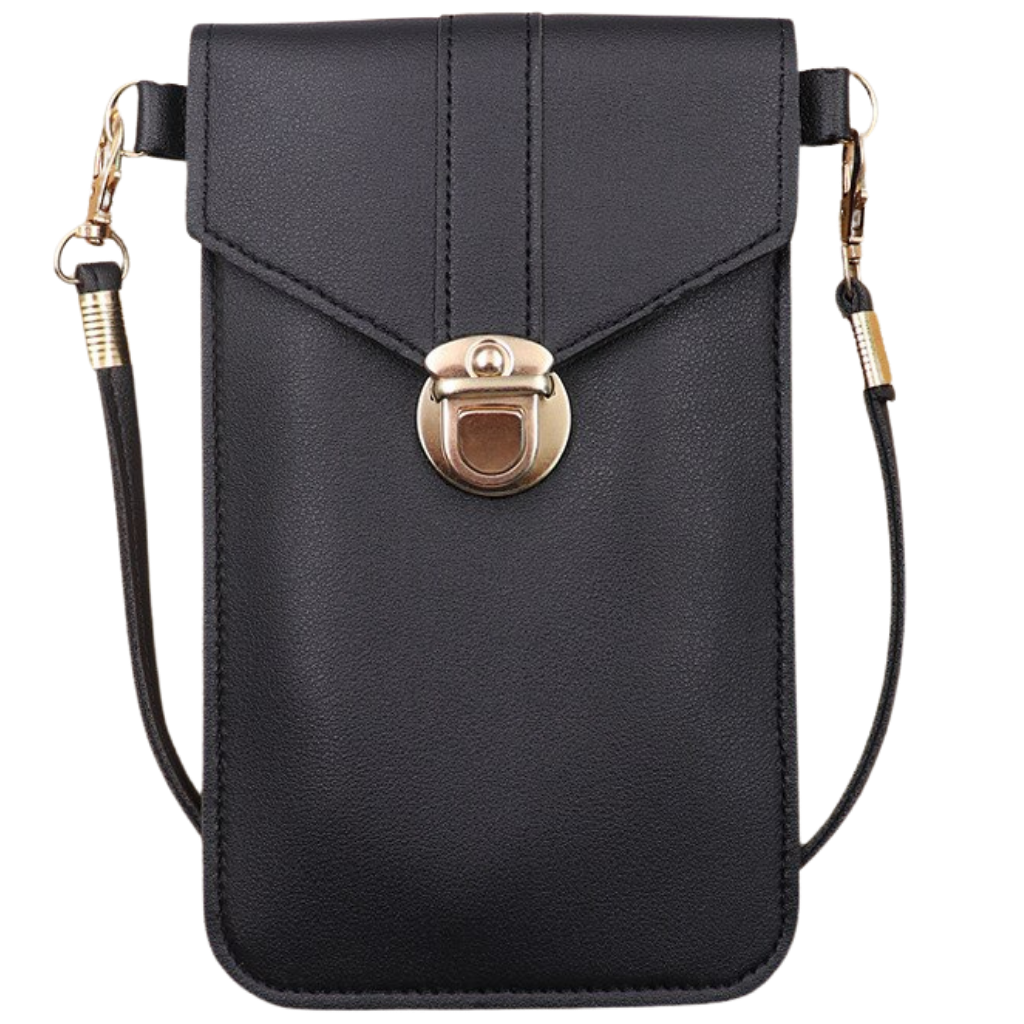 Touchscreen phone crossbody bag