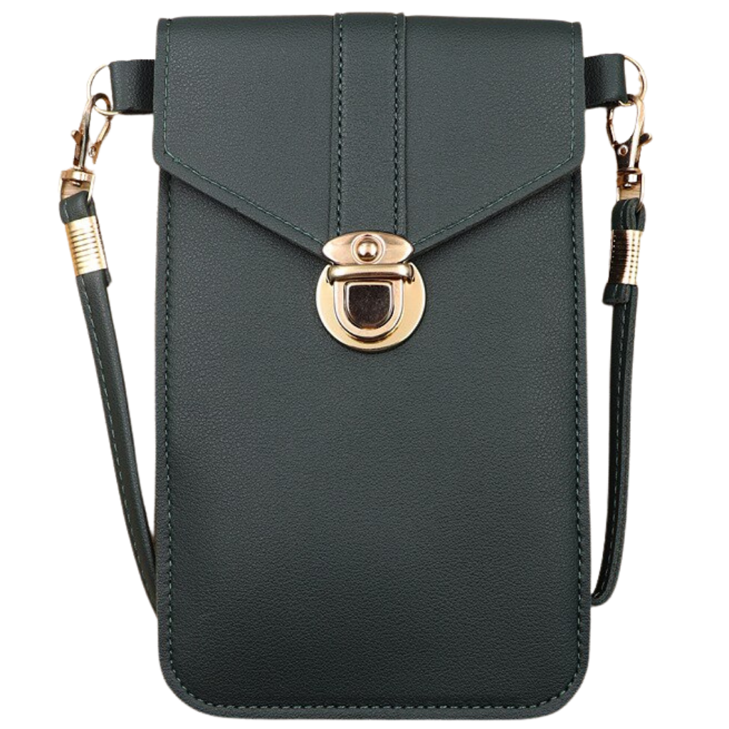 Touchscreen phone crossbody bag