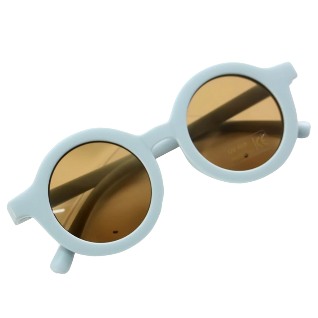 Vintage Round Kids Sunglasses for Ages 1 to 5