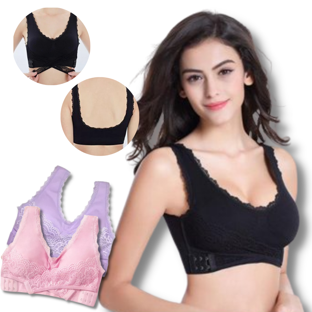 Seamless Wireless Push Up Bra  -