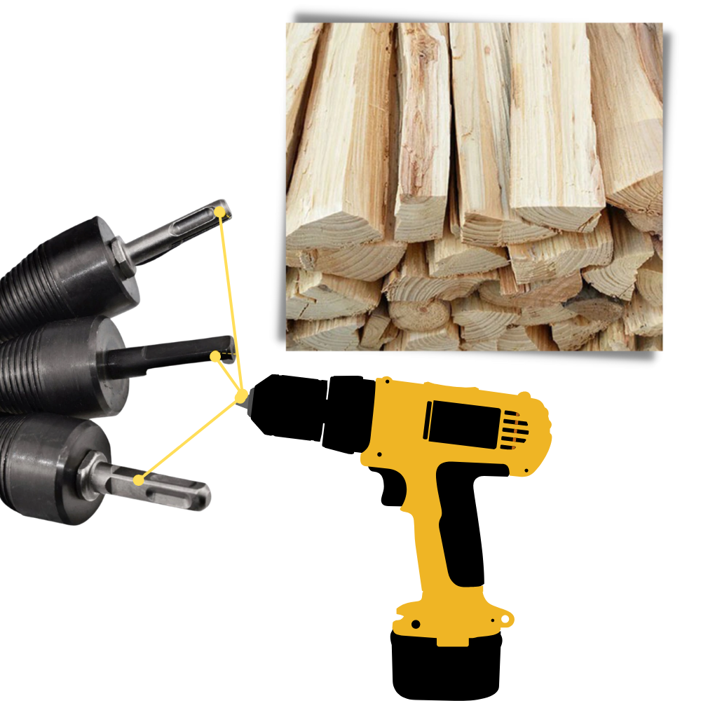 Wood Splitter Drill Bit