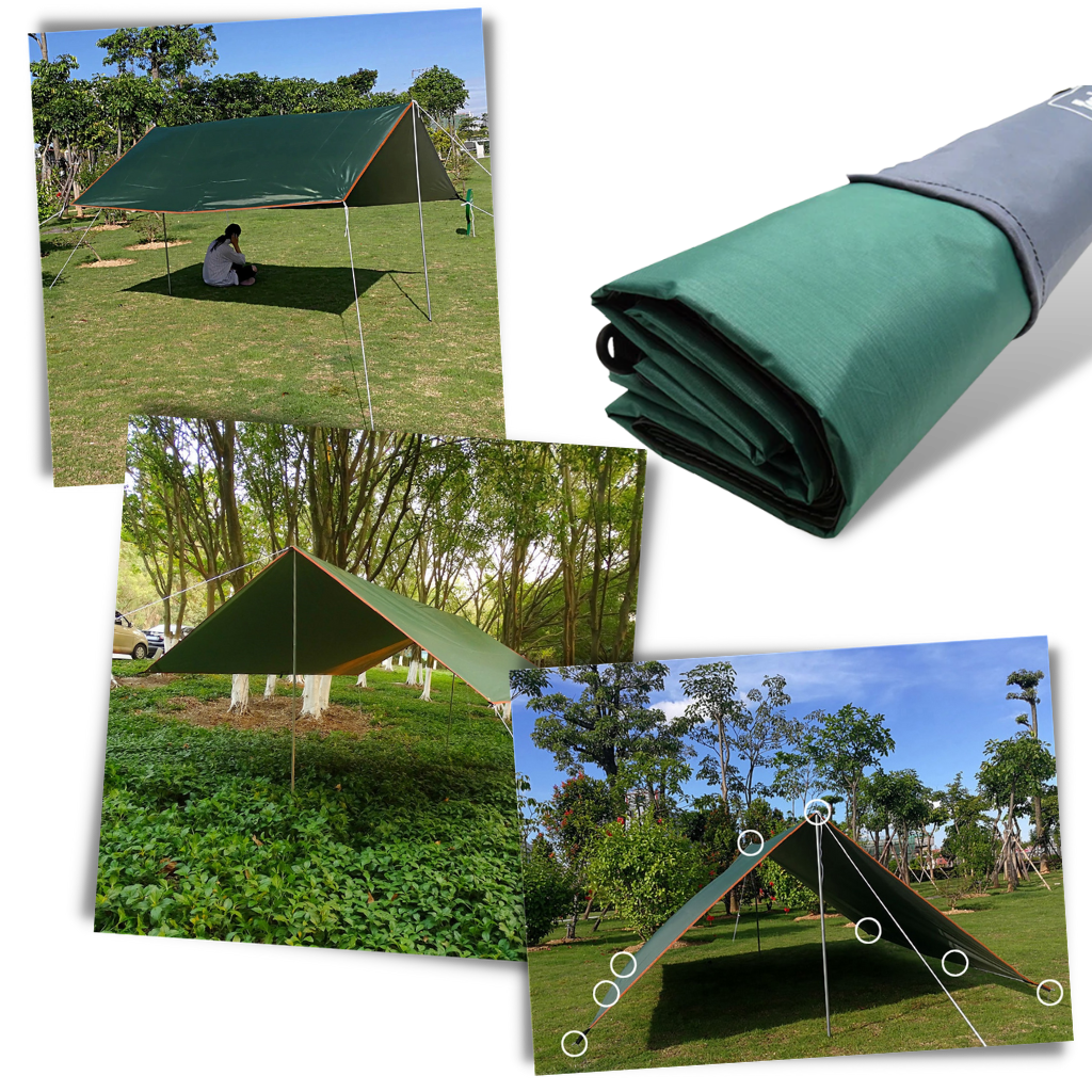 Waterproof Camping Tarp Set