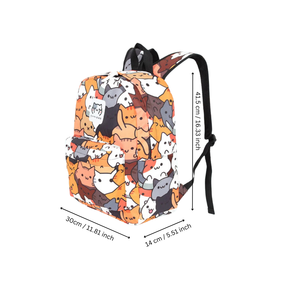 Whimsical Neko Astsum Backpack - Ozerty