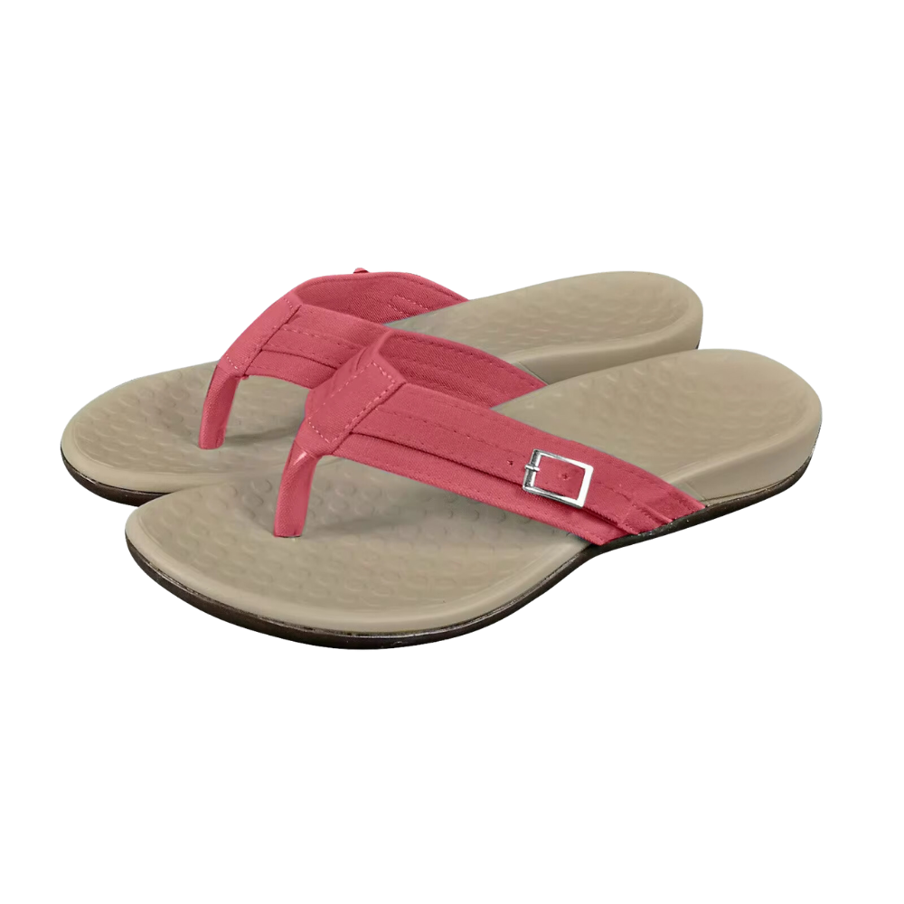 Adjustable Straps Orthopedic Sandals  -RED- Ozerty