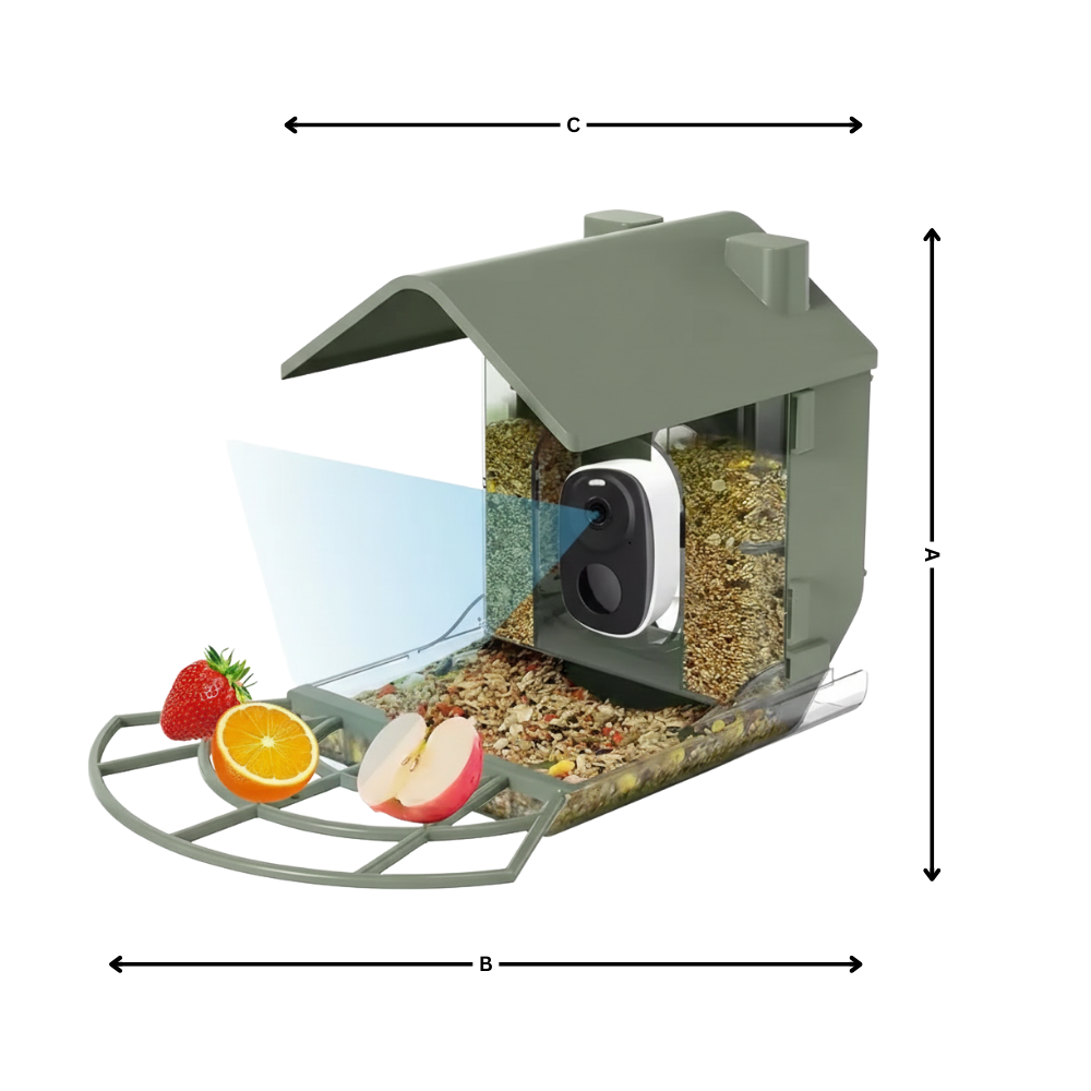AI Solar Bird Feeder - Ozerty