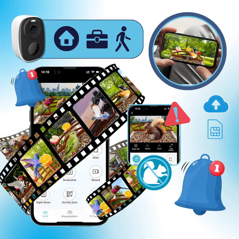 AI Solar Bird Feeder - Ozerty