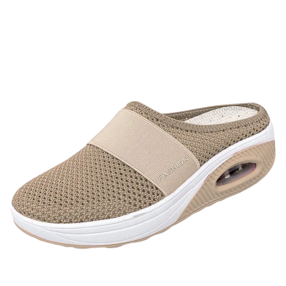 Air-cushion diabetic slip-on shoes -Beige - Ozerty