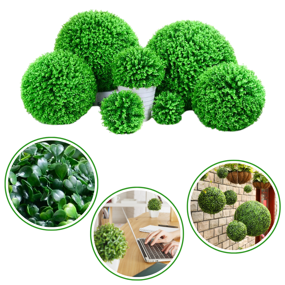 Artificial Topiary Grass Balls - Ozerty