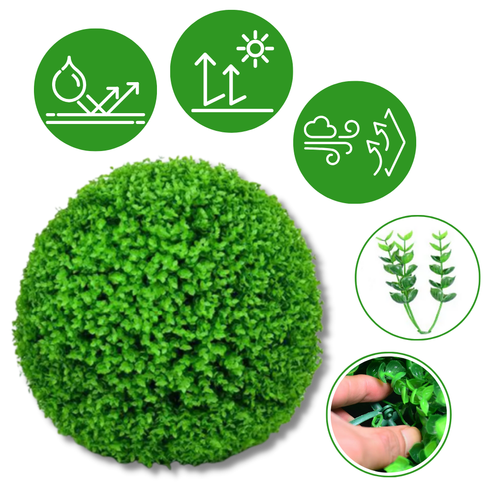 Artificial Topiary Grass Balls - Ozerty