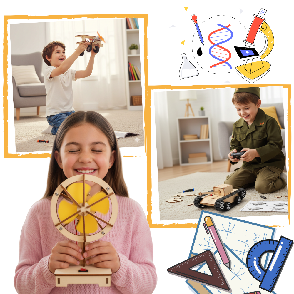 Assembly Wooden Science Toy - Ozerty