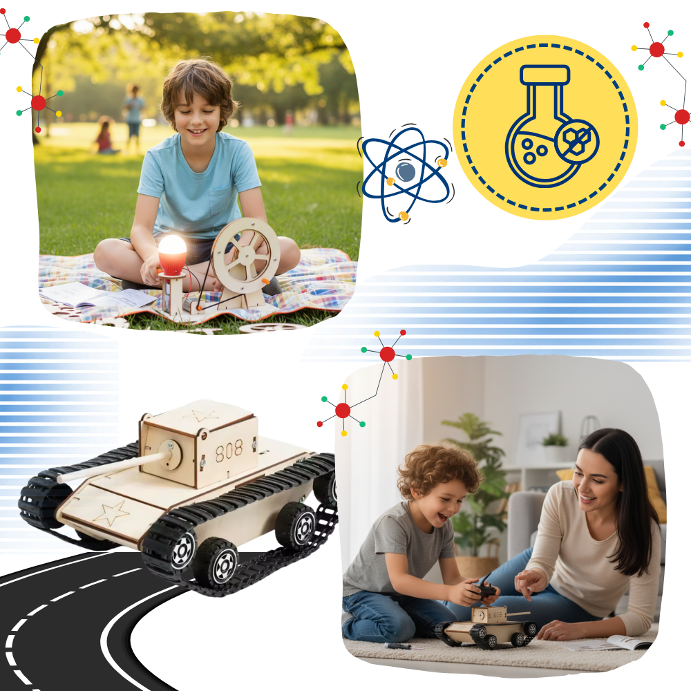 Assembly Wooden Science Toy - Ozerty