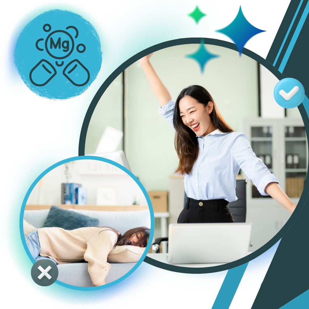 Balanced Vegan Magnesium Glycinate Supplement - Ozerty