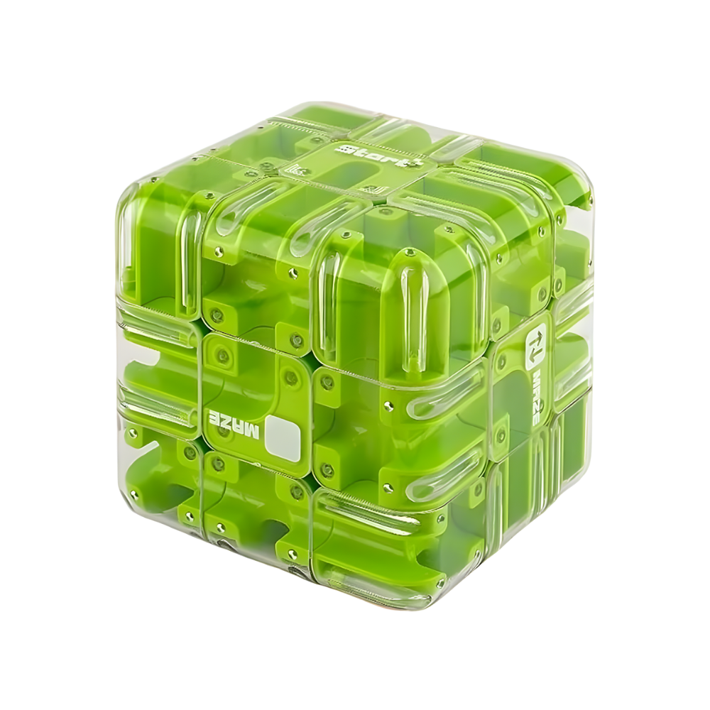 Brain Builder Maze Cube -Green - Ozerty