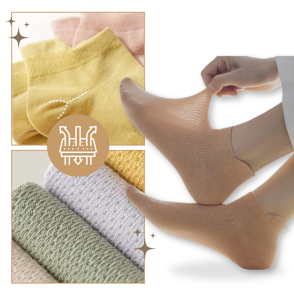 Breathable Cotton Soft Ankle Socks - Ozerty