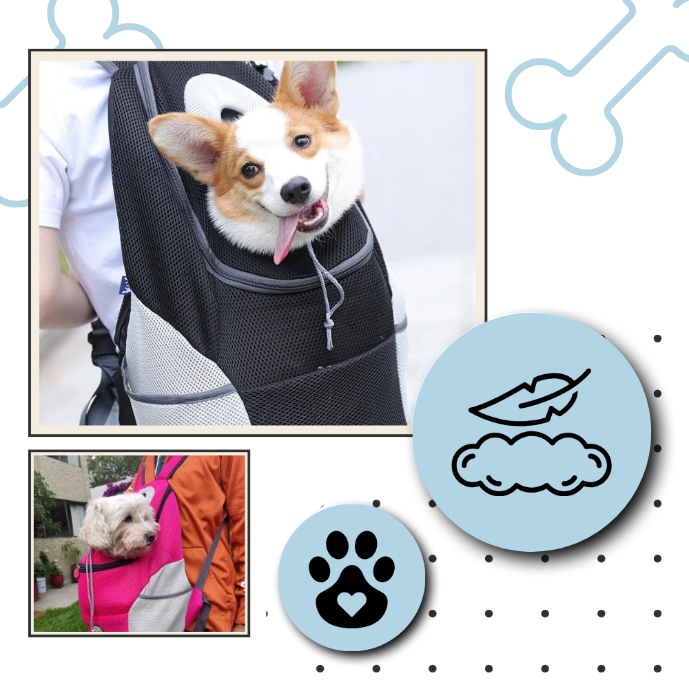 Breathable Dog Carrier Backpack - Ozerty