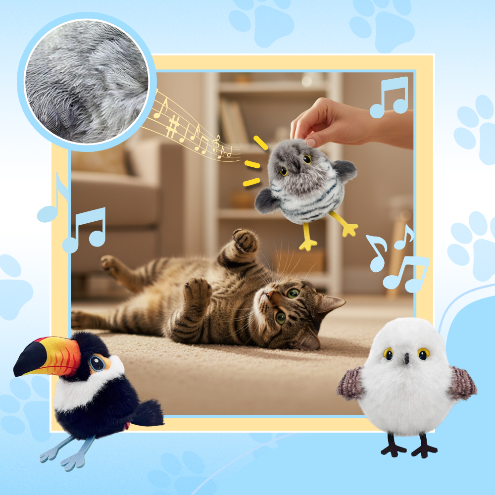 Cat Lifelike Interactive Bird Toy - Ozerty