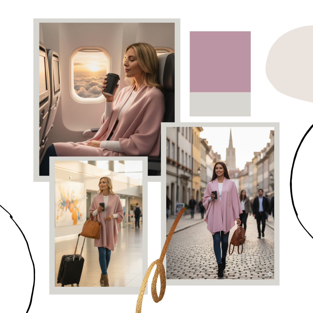 Chic Women Knitted Poncho - Ozerty