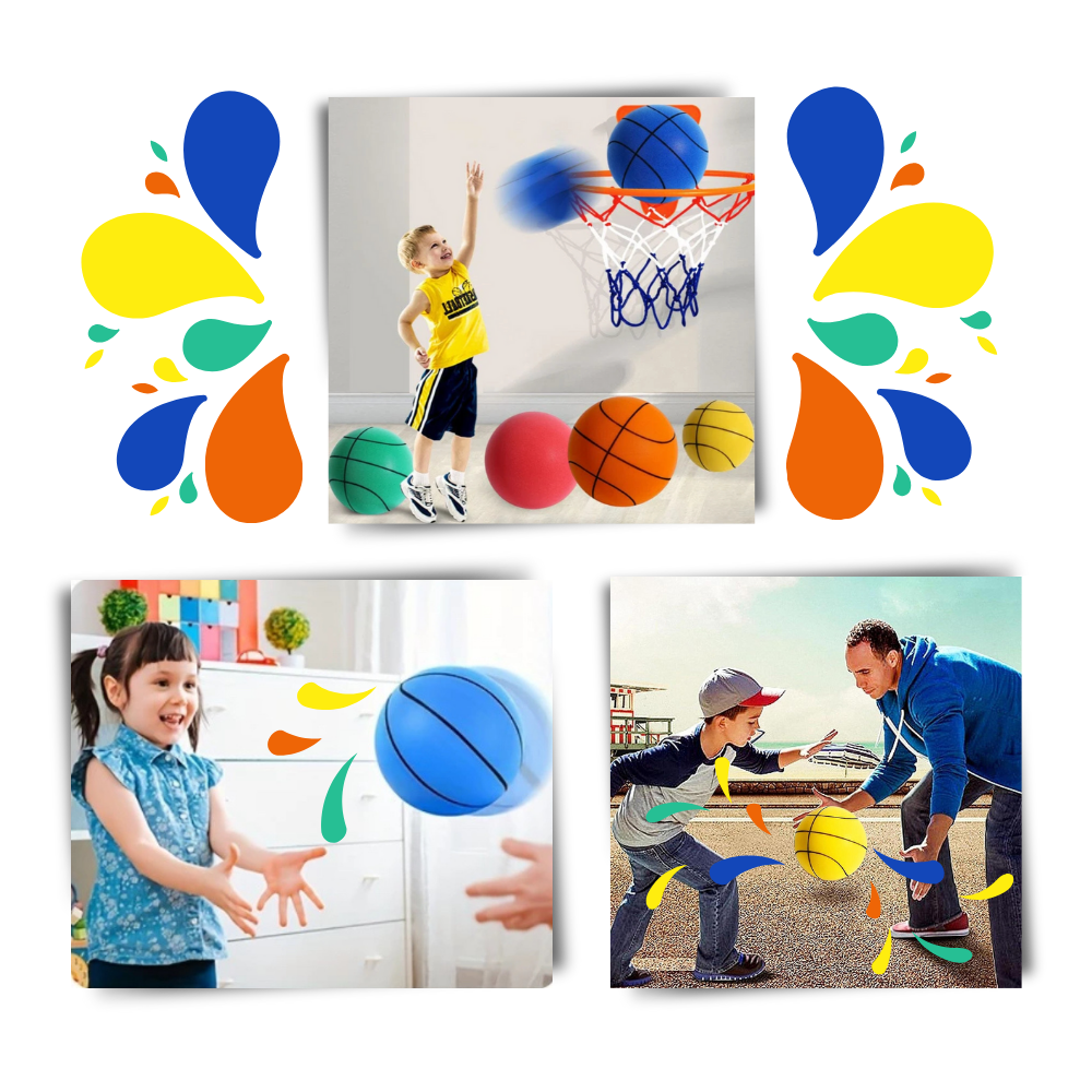 Color Fun Silent Basketball - Ozerty