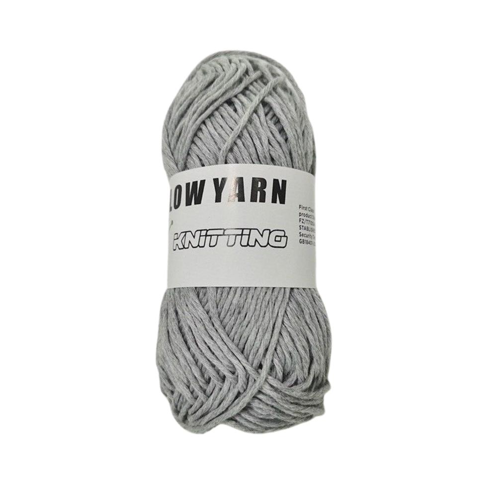 Colorful Soft Glow Yarn -Grey - Ozerty