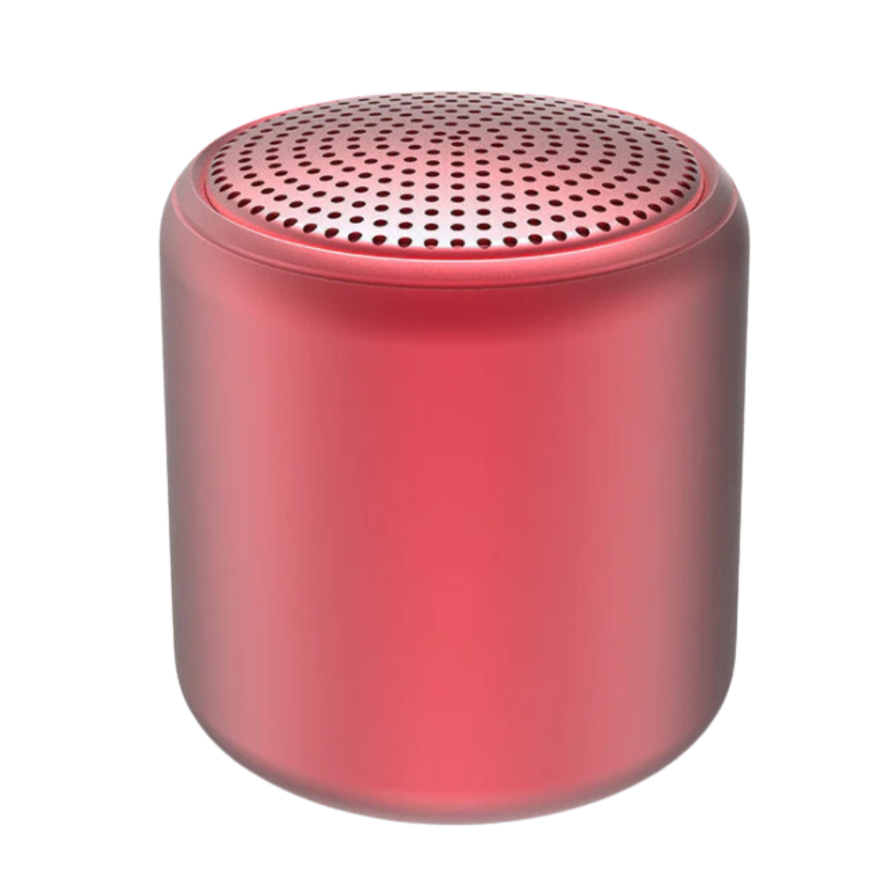 Deep Bass Mini Bluetooth Speaker  -Pomegranate  - Ozerty