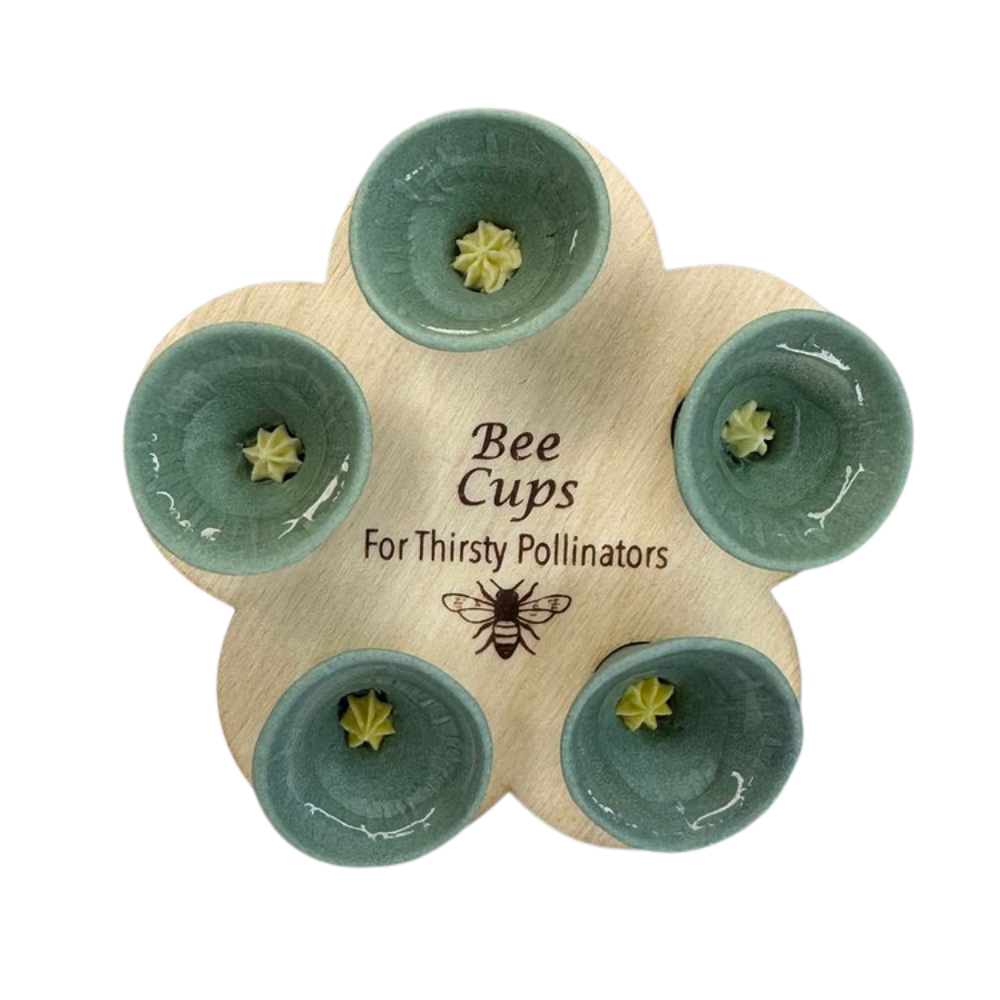 Discreet UV Reactive Glaze Bee Cup -Green - Ozerty