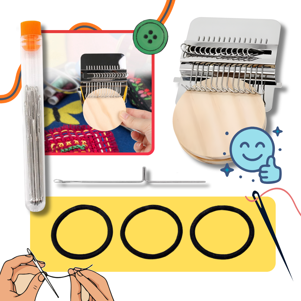 DIY Fabric Repair Loom - Ozerty