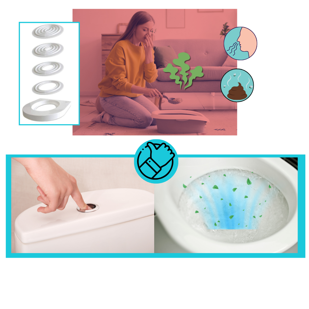 Easy Training Cat Litter Toilet Trainer - Ozerty
