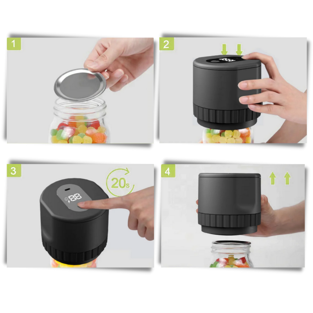 Electric Mason Jar Vacuum Sealer - Ozerty