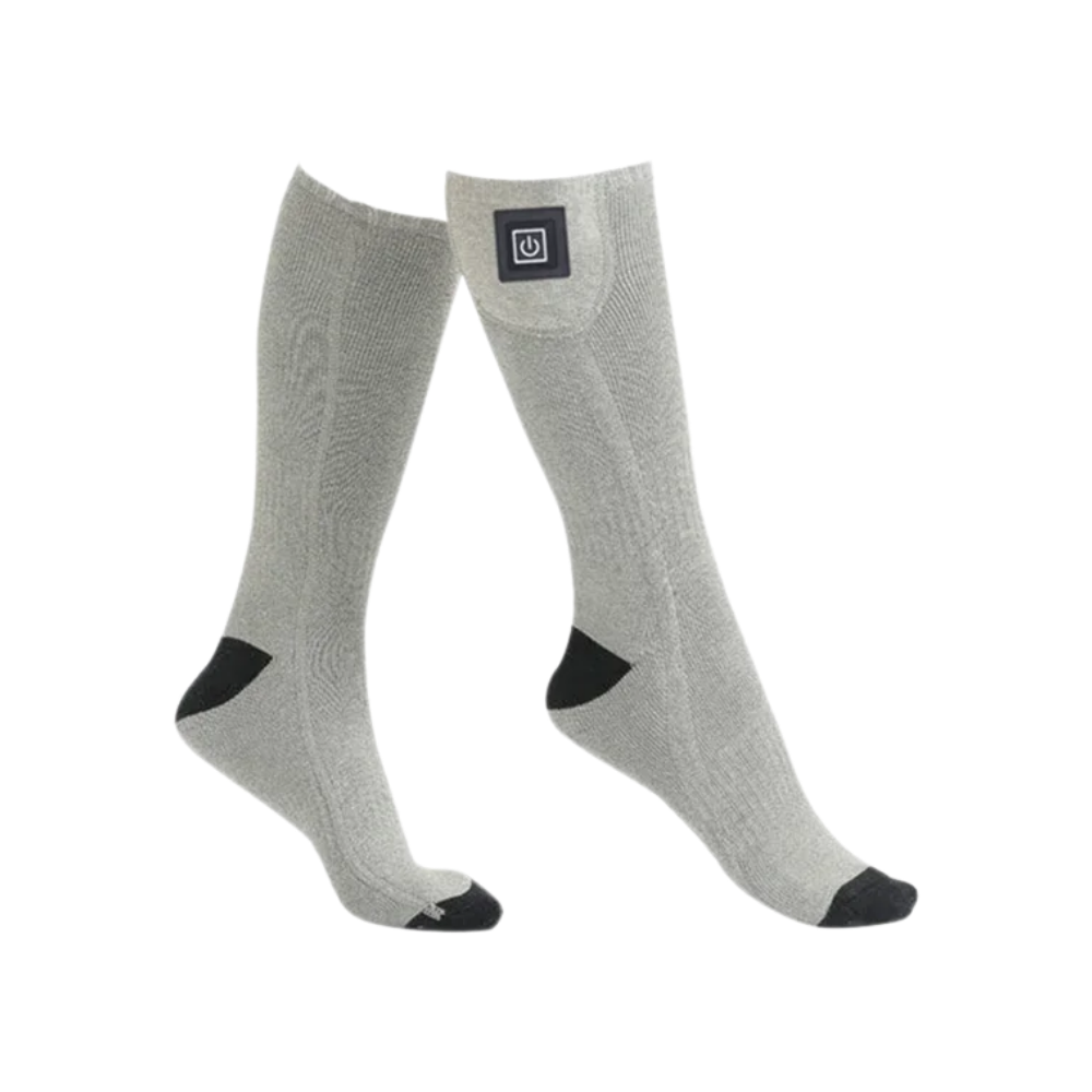 Ergonomic Electric Heating Socks -Gray - Ozerty