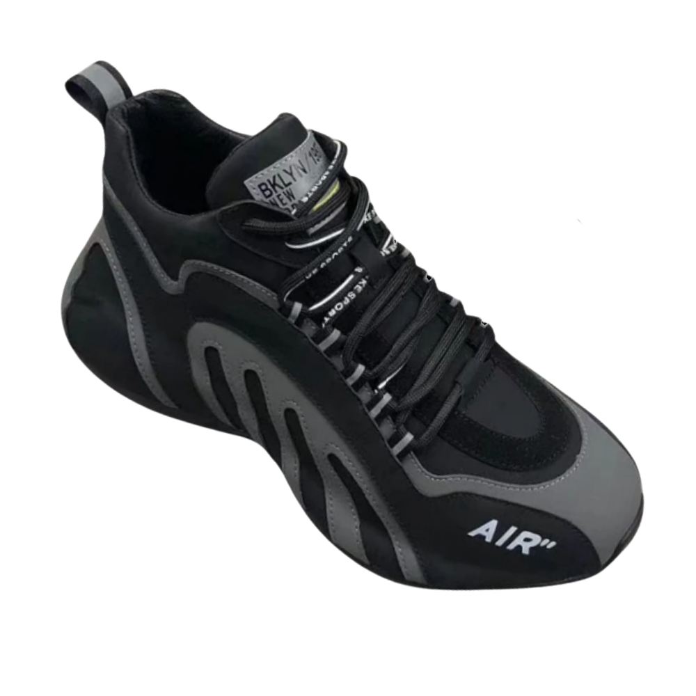 Ergonomic Waterproof Running Shoes  -Black - Ozerty