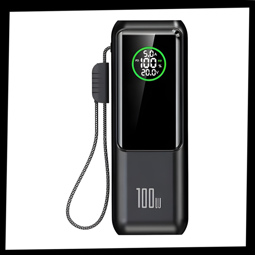 Fast Power Built-In Cable Power Bank - Ozerty