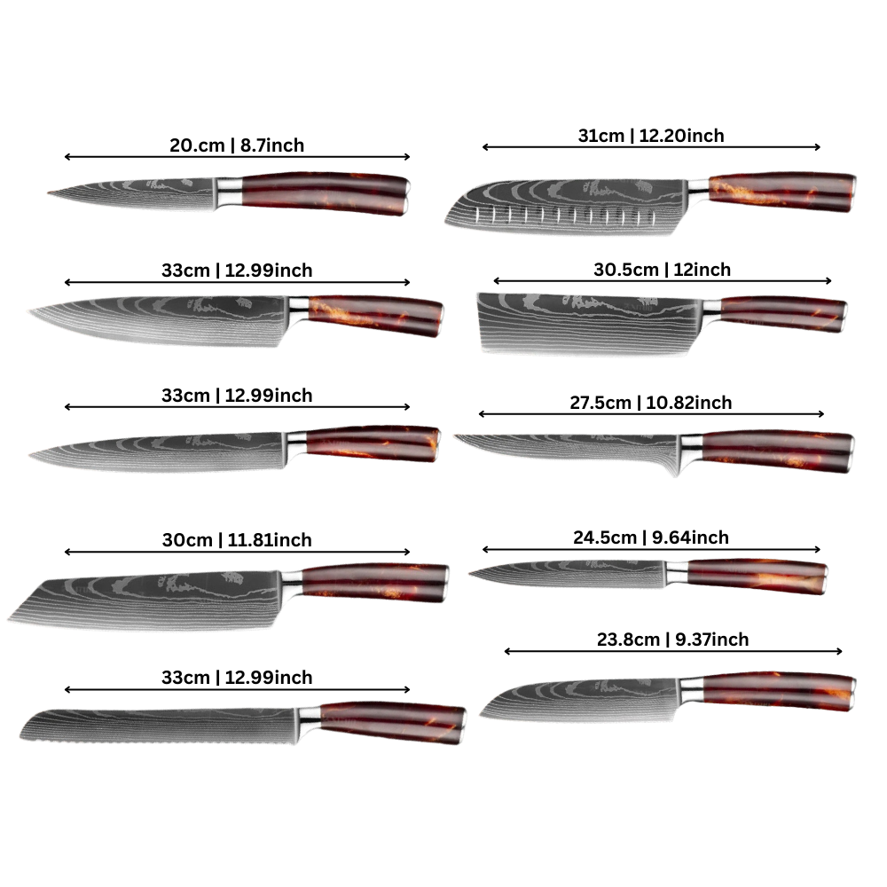 Fire Land Series Japanese Knives  - Ozerty