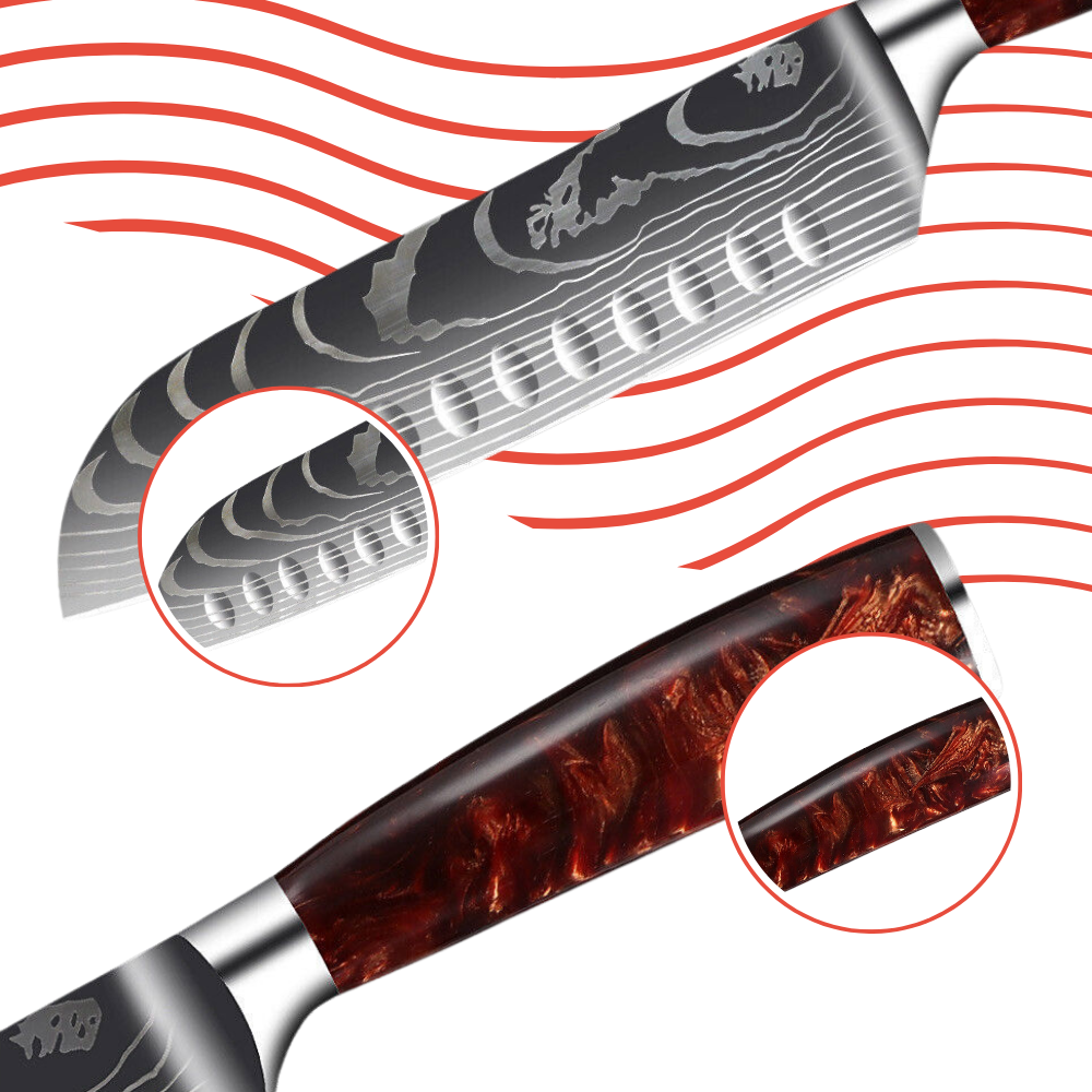 Fire Land Series Japanese Knives  - Ozerty