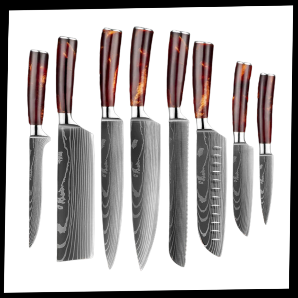 Fire Land Series Japanese Knives  - Ozerty