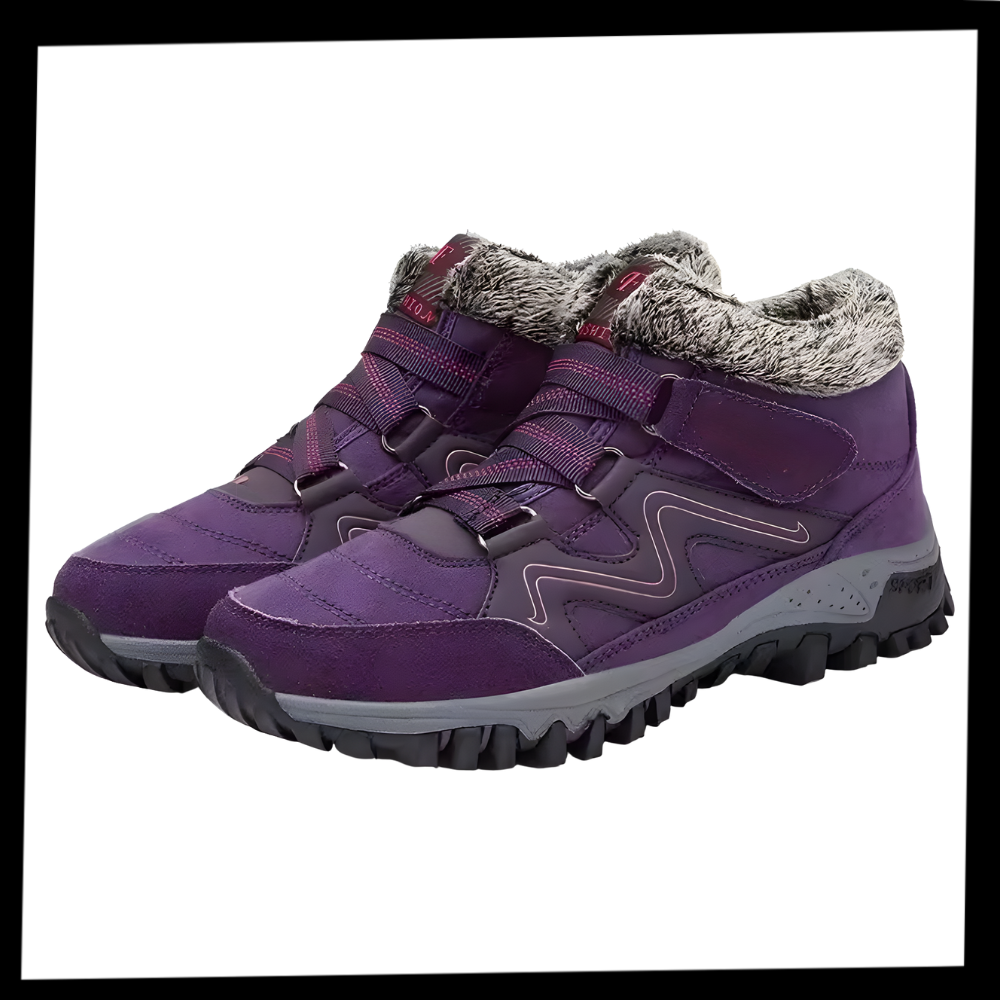 Fleece-Lined Warm Winter Shoes - Ozerty