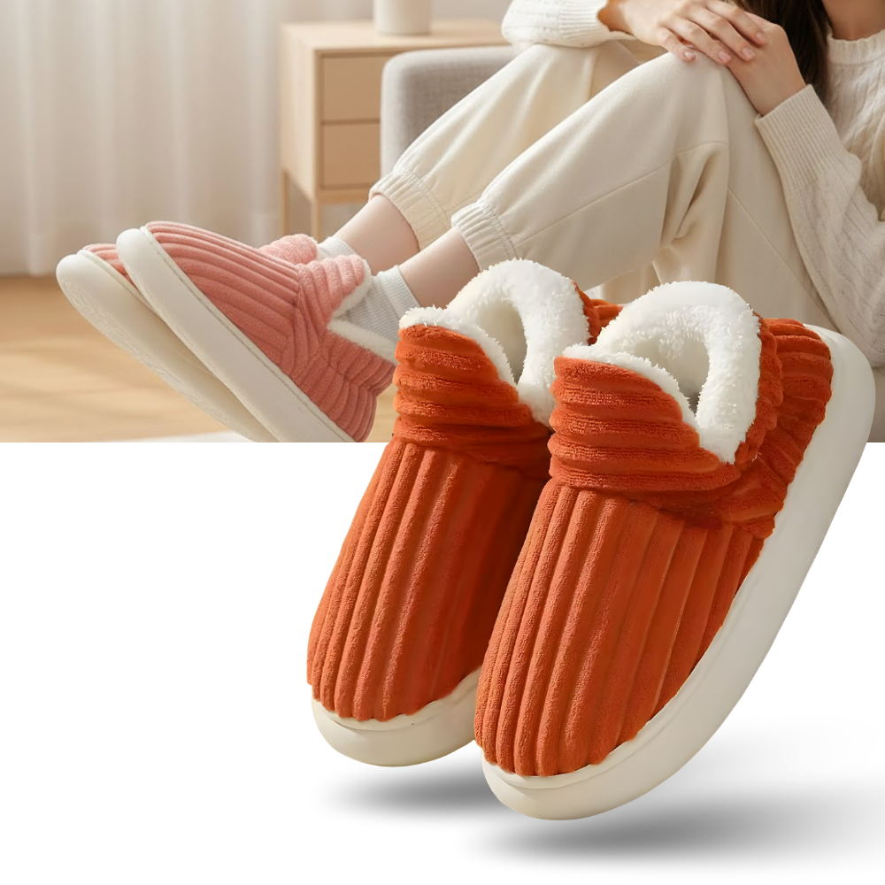Fluffy Plush House Slip-On - Ozerty