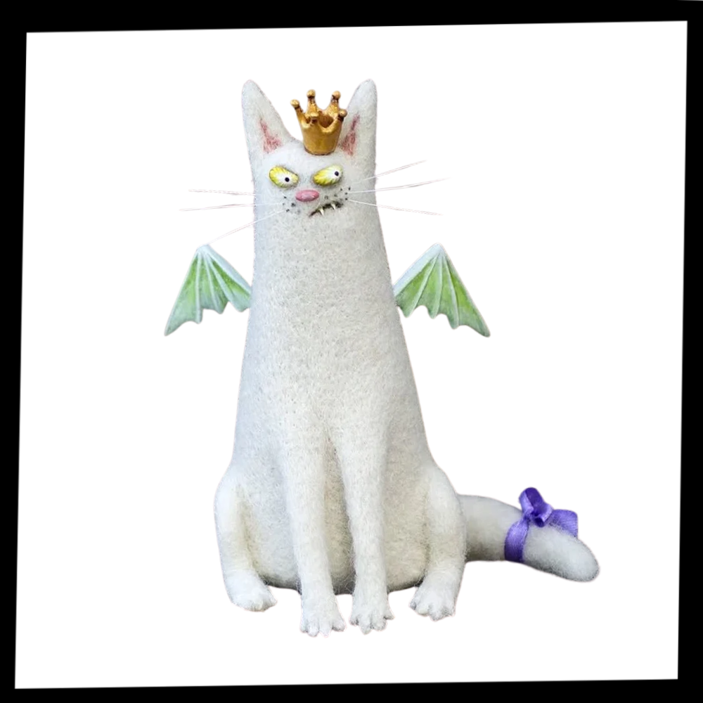 Funny Disheveled Decor Cat - Ozerty