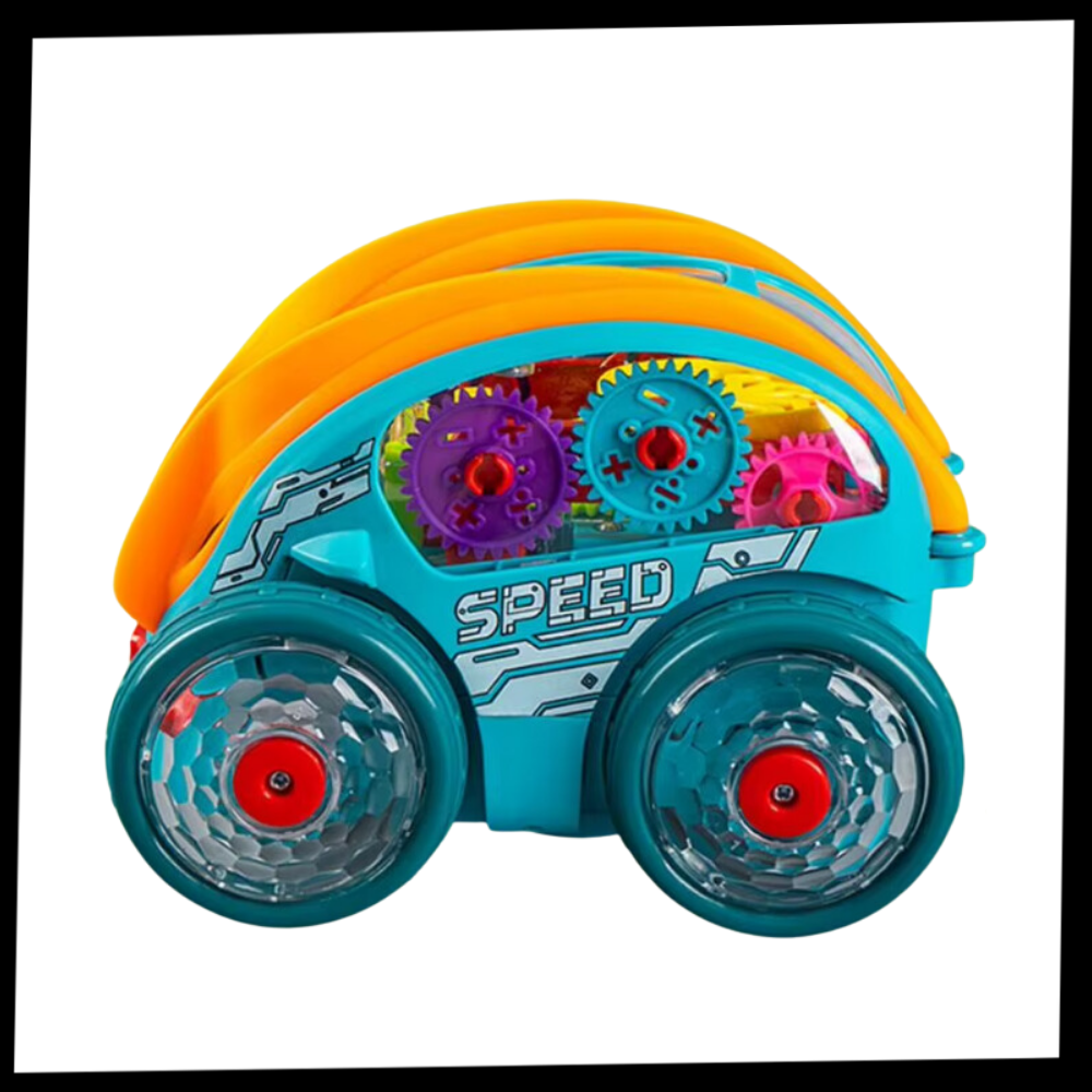 Gear-Powered Speedlite Toy Car - Ozerty